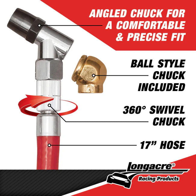 Longacre Deluxe 2.5" Analog Tire Pressure Gauge