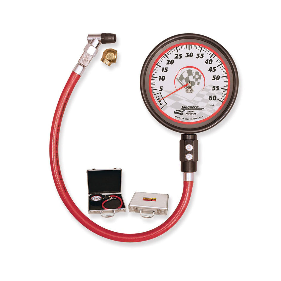 Longacre Pro Precision 4 1/2 inch tire gauge- 0-60