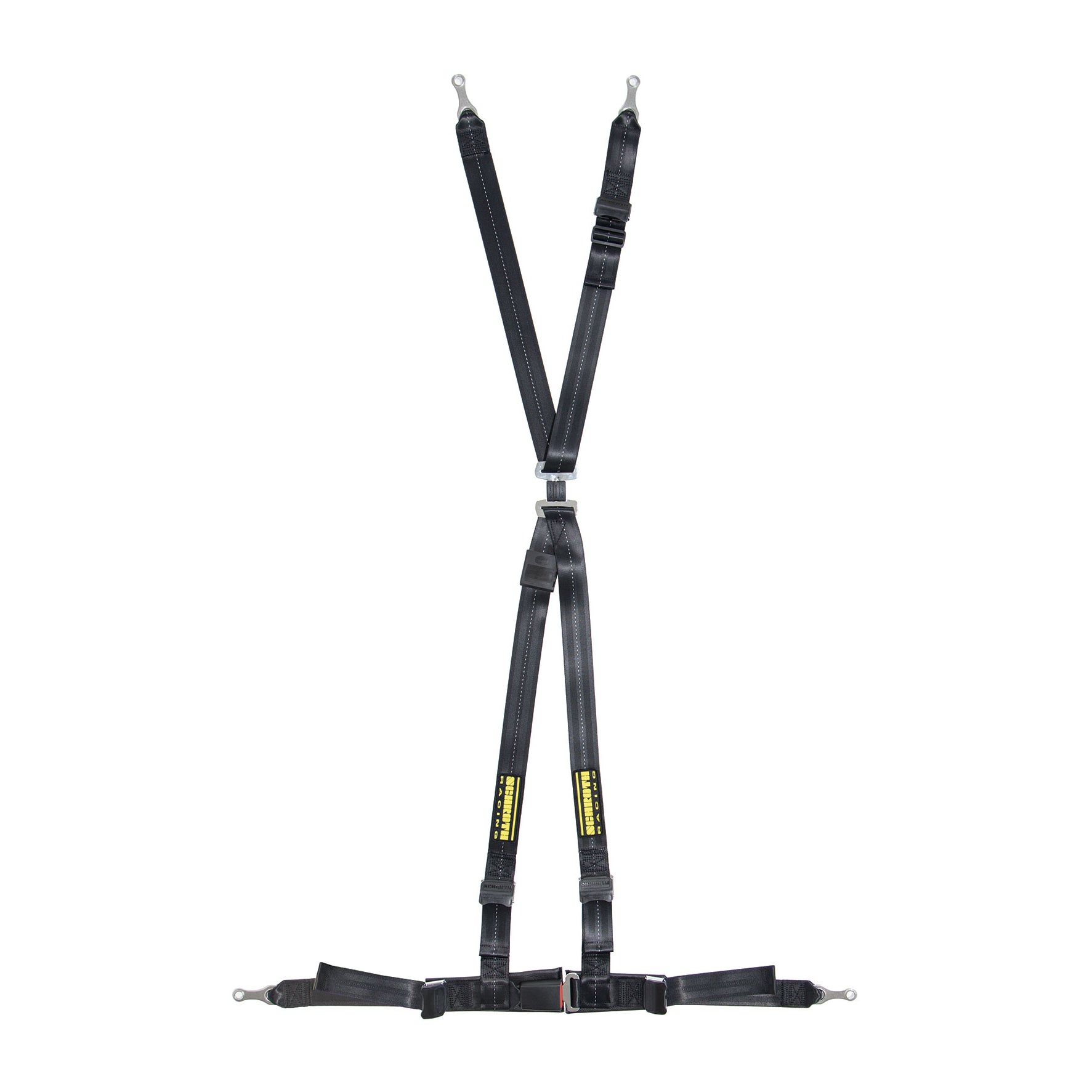 Schroth Rallye 4 ASM w/Schroth Racing Patch- Fits Driver or Passenger Side- ASM on Right Shoulder