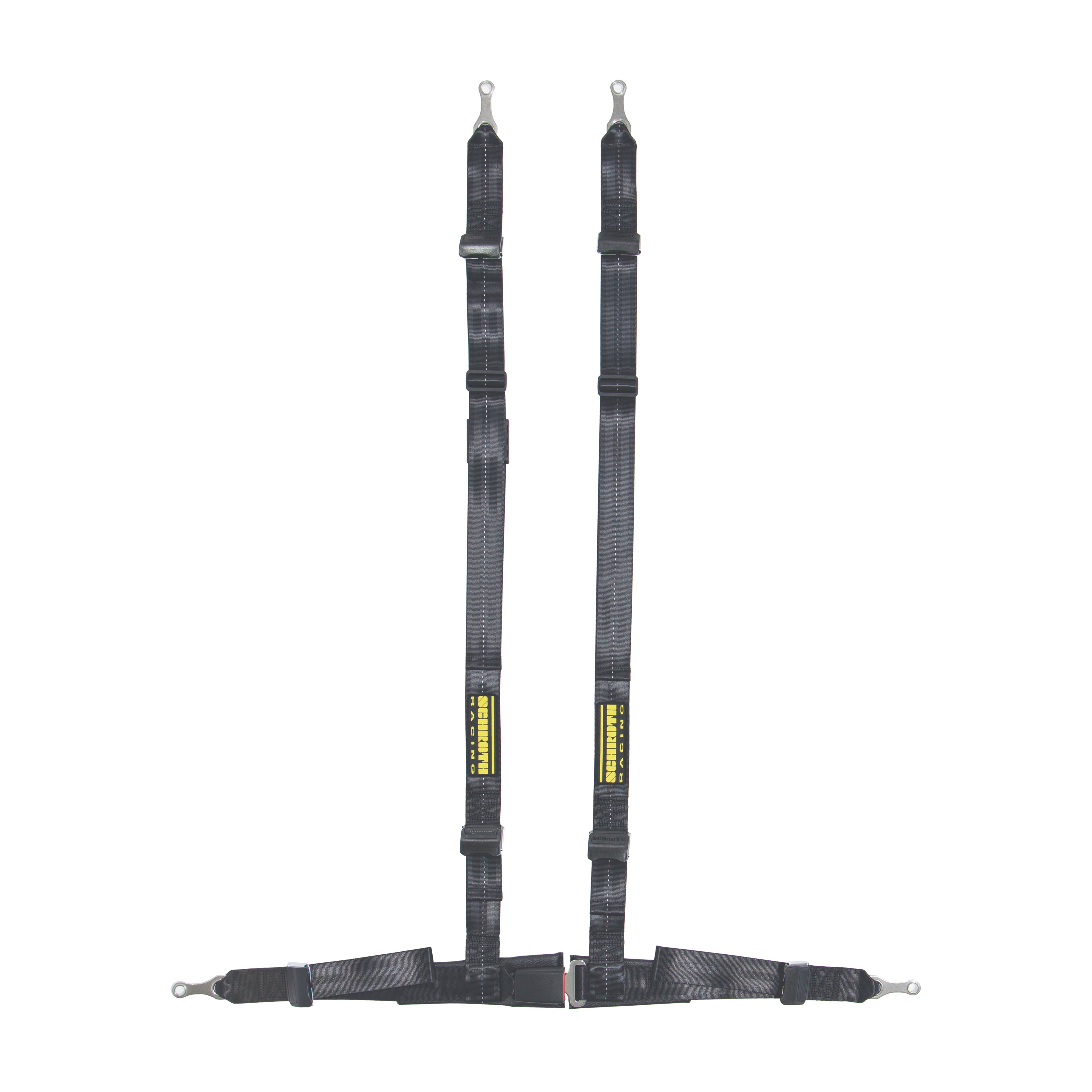 Schroth Rallye Cross ASM-bolt in laps and wrapped shoulder belts