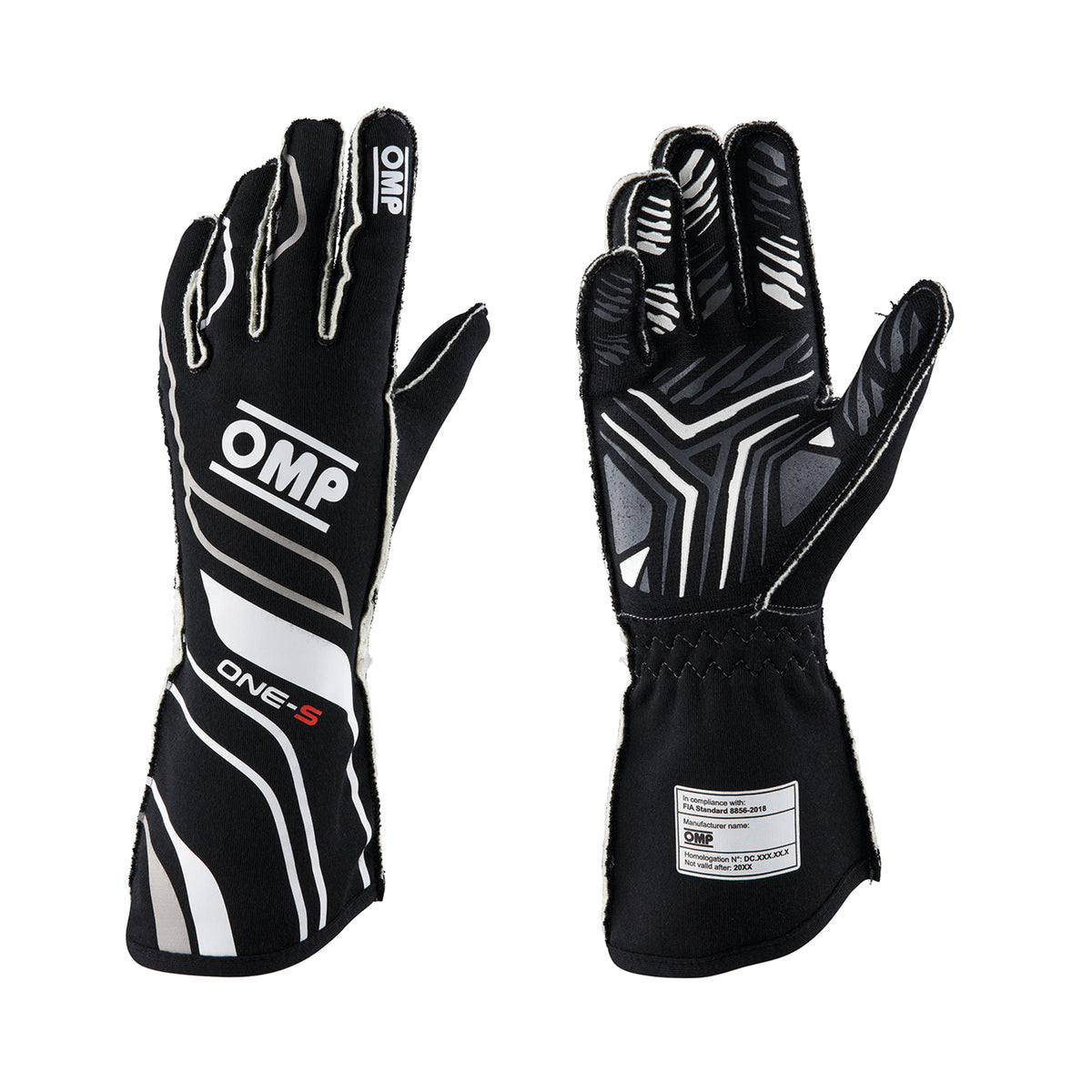 OMP One-S Glove my2020 External seams FIA 8856-2018